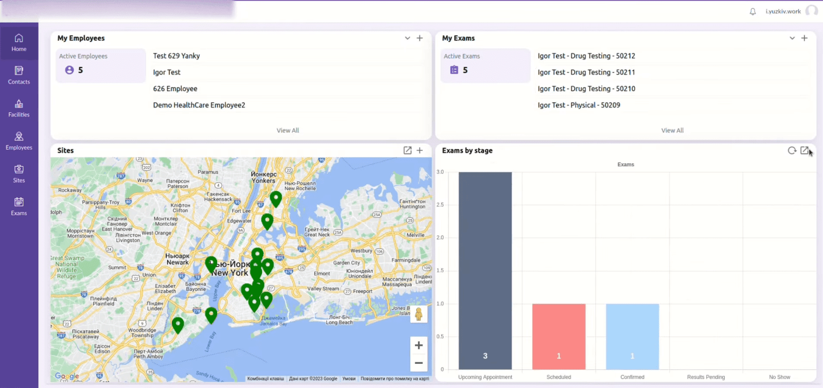 Data management for healtcare businesses