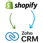 Shopify to Zoho CRM logo