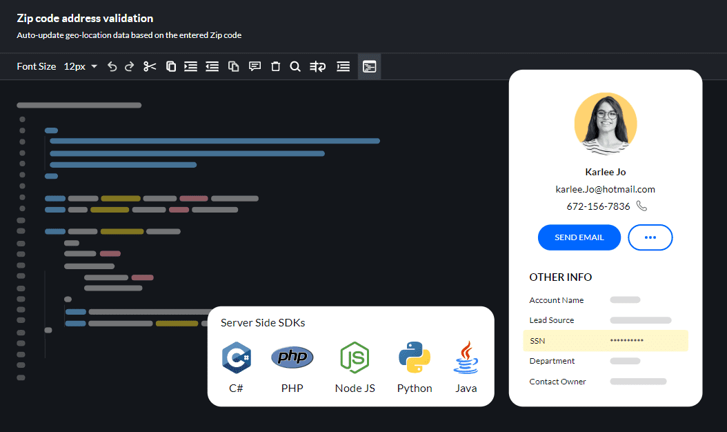 Zoho CRM pro-code