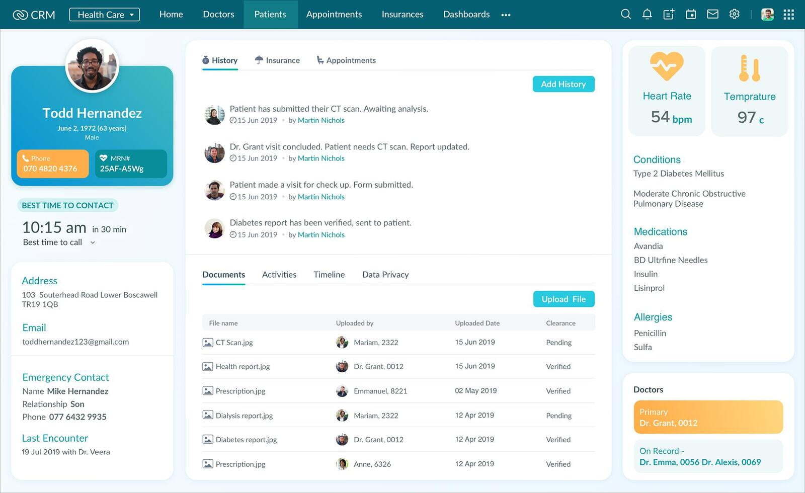 Best CRM for healthcare business