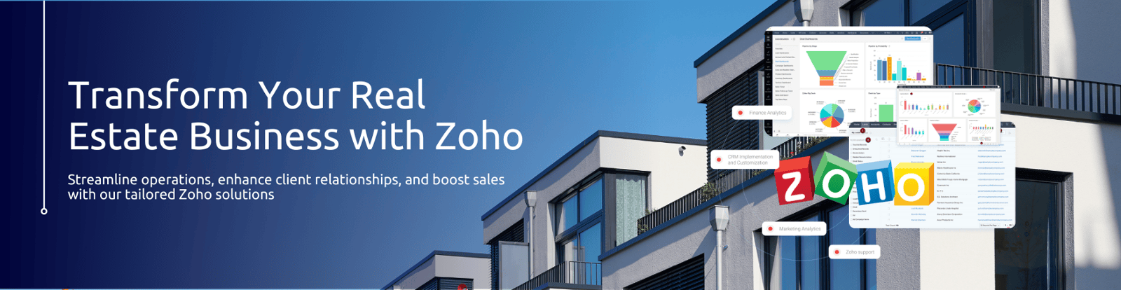 zoho for real estate